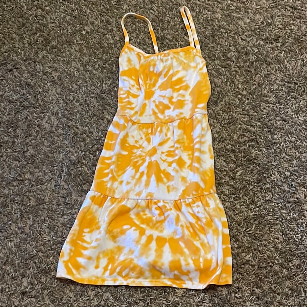 Yellow tank top dress